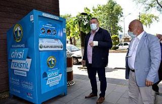 Atık giysiler kumbaralarda toplanacak
