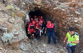 Atıl durumdaki maden ocağı kuyusuna düştü, 3...