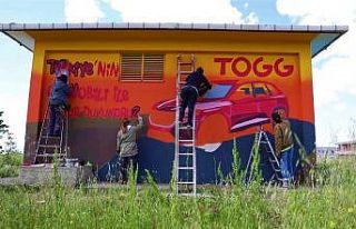 Atıl vaziyetteki trafolar tuvale dönüştü