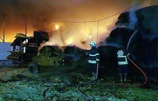 Aydın’da art arda saman deposu yangınları