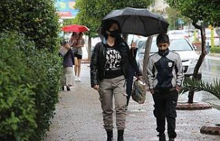 Aydın’da beklenen yağış başladı