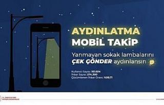 Aydınlatma Mobil Takip Uygulaması ile yanmayan sokak...