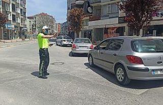 Bafra’da şehir merkezinde denetimler sıklaştı