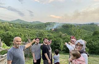 Bahçesindeki otları yakmak isterken ormanı yakıyordu