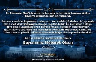 Bakan Elvan vatandaşların Ramazan Bayramı’nı...