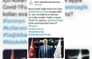 Bakan Koca’nın başlattığı ’#kolları sıvıyoruz’...