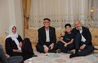 Bakan Soylu, iftarını Kamalı ailesinin evinde açtı