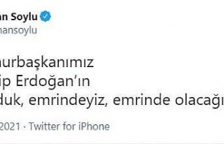 Bakan Soylu: "Sayın Cumhurbaşkanımız Recep...