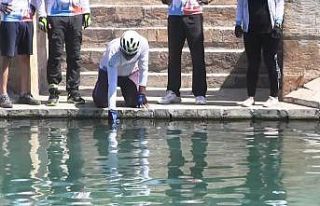 Balıklıgöl’ün suyu çevre bilinci için bisikletle...