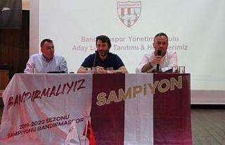 Bandırmaspor yeni yönetimini tanıttı