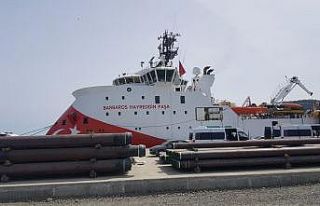 Barbaros Hayreddin Paşa sismik araştırma gemisi...