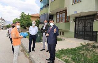 Başkan Aksun, yol genişletme çalışmalarını...