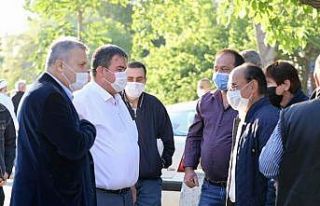 Başkan Çerçi bayram namazını İmam-ı Azam Camisinde...