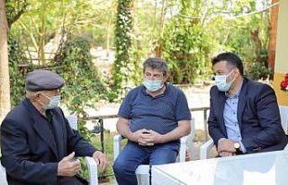 Başkan Doğan bayramda yaşlıları ve şehit ailelerini...