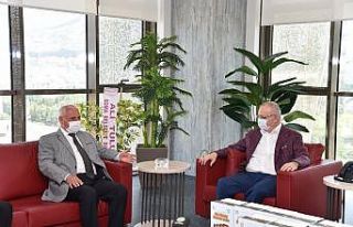 Başkan Ergün Soma heyetini ağırladı