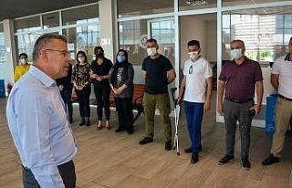 Başkan Güler belediye personeli ile bayramlaştı