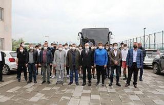 Başkan Özlü’den deplasman öncesi moral ziyareti