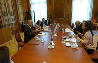 Başkan Şahin OECD Genel Sekreteri Angel Gurra ile...