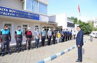 Başkan Ulutaş, personeliyle bayramlaştı