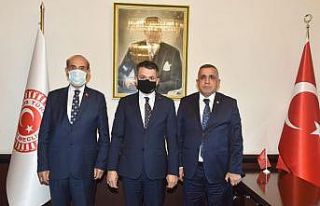 Başkan Yalçınkaya Tarım Bakanı ile görüştü
