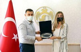 Başkan Yücel’e eğitime destek teşekkürü