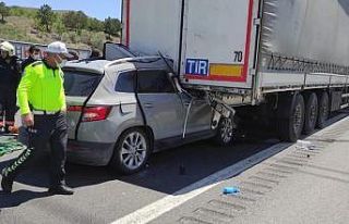 Başkentte cip tıra arkadan çarptı: 2 ölü, 3...