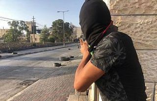 Batı Şeria’da İsrail güçleri ile Filistinliler...