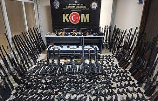 Batman’da bir depoda cephanelik ele geçirildi