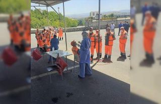 Battalgazi’de belediye personeline korona virüs...