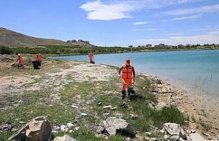 Battalgazi’deki göletler temizleniyor