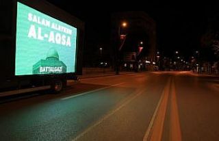 Battalgazi’den Filistin’e selamlı destek