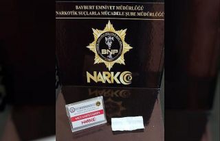 Bayburt’ta uyuşturucu operasyonu: 1 zanlı tutuklandı