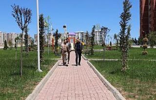 Baydilli Seyrantepe’deki yeni parkı inceledi