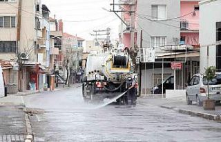 Bayraklı Belediyesi 90 bin noktayı dezenfekte etti