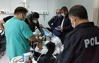 Bayram namazı sonrası tüfekle ateş etmek için...