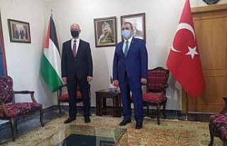 BBP Genel Başkanı Destici, Filistin Büyükelçiliğini...