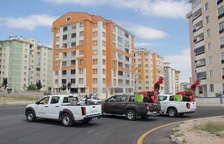 Belediye ekipleri sivrisinek ve haşereye karşı...