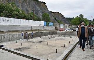 Belediye Plajı’nda çalışmalar hız kazandı