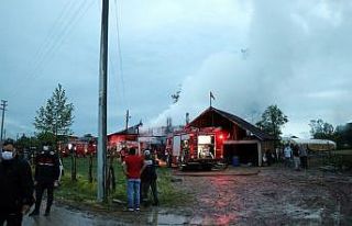 Benzinle sobayı yakmak isterken canından oluyordu