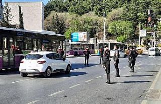 Beşiktaş’ta kısıtlama denetimi: Araçlar tek...