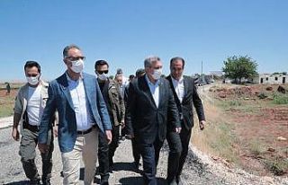 Beyazgül Eyyübiye’deki asfalt çalışmalarını...