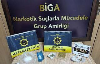 Biga’da uyuşturucu operasyonu