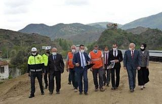 Bilecik ayrımı köprülü kavşağında inceleme