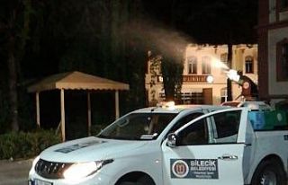 Bilecik’te sivrisinek ve larva ilaçlaması