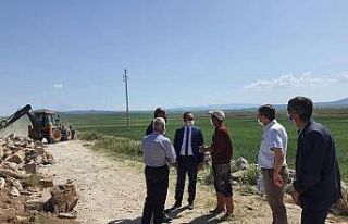 Bir günde 5 köyü ziyaret etti, yatırımları inceledi