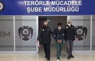 Birçok eyleme katılan terörist Kütahya’da yakalandı