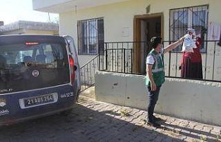 Bismil Belediyesinin tatlı ikramı kırsal mahallelere...