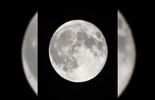 Bitlis’te ’Süper Ay’ manzarası