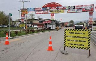 Bolu’da sanayi sitesindeki işyerleri tam kapanma...