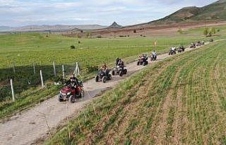 Bu köyde traktörlerin yerini ATV’ler aldı